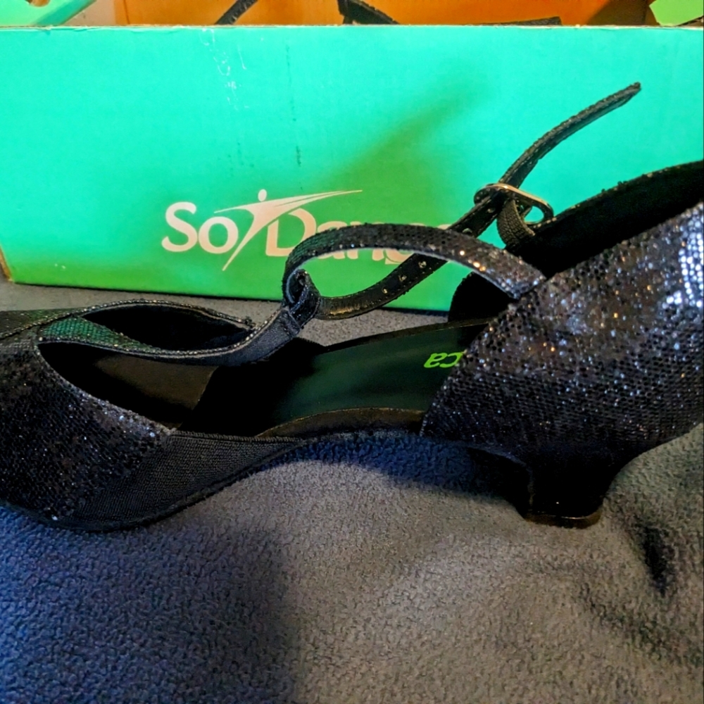 So Danca competition ballroom Latin dance shoes suede sole